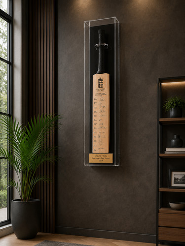 Cricket bat display case - bat,
