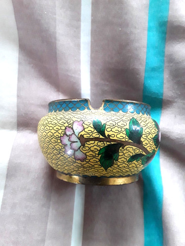 Cloisonne ashtray tilt - ashtray, top