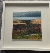 Kurt Jackson Alpujarras Spain To The Mediterranean Mixed Media Signed Provenance