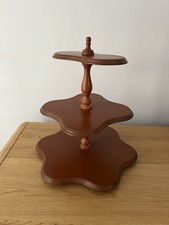 Vintage Wooden Three Tier
