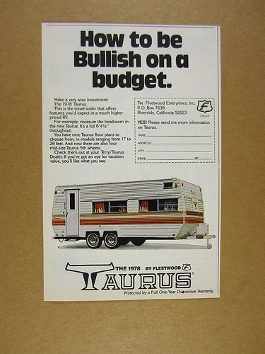 1978 fleetwood taurus travel - fleetwood,