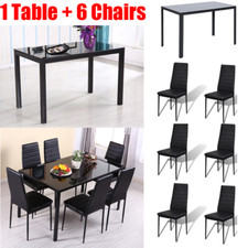 Tempered Glass Top Dining