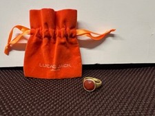 Lucas Jack gold toned ring