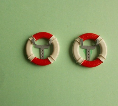 Pair lifebelts brackets - pair, of