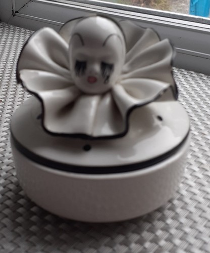 Vintage porcelain pierrot - porcelain,