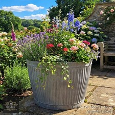 Ribbed Large Vintage Styled