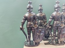 Antique Lead Cast Templer Knights