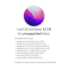 macOS Monterey 12.7.6 USB