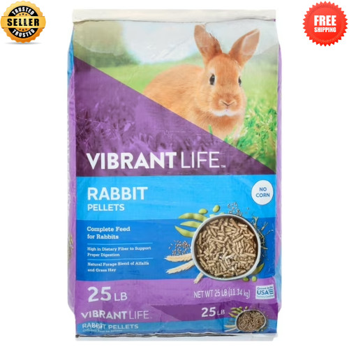 Rabbit food pellets lbs - rabbit,