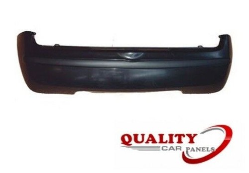 Rear bumper matte black - matte, fits
