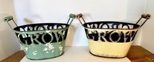 Set of 2 Metal Farmhouse Style