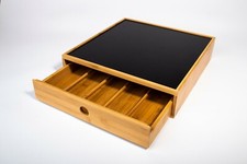 Bamboo tea coffee pod holder