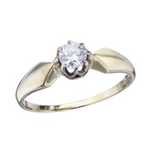 Solitaire ring brilliant 585
