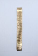 16mm Gold Stainless Steel Watch Strap Band Expand Stretch Expandable