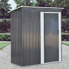 Anthracite Metal Garden Shed