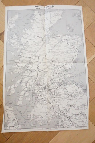 Scottish railway map - scottish,