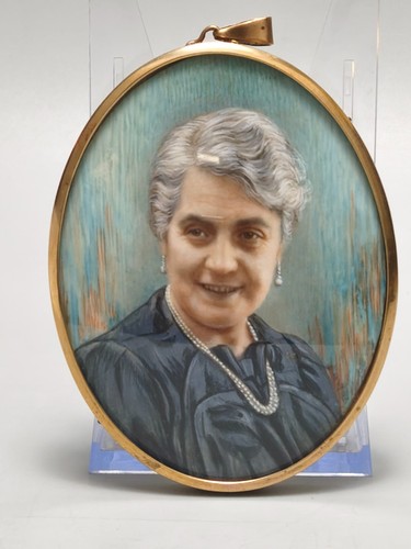 Miniature portrait lady - miniature,