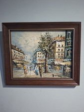 Vintage Oil Caroline Burnett