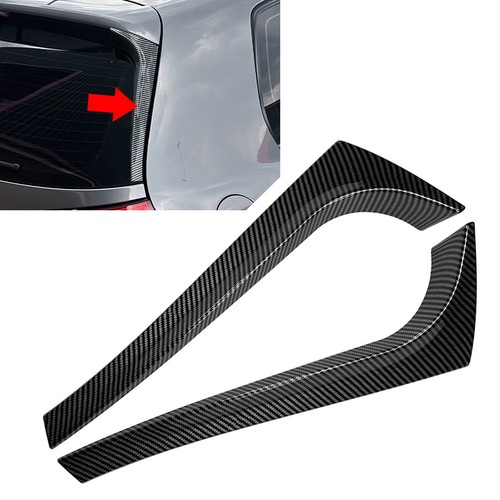 Rear window side spoiler lip - rear,