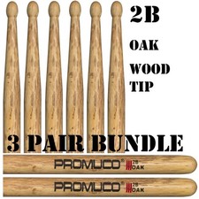 Oak Drumsticks Bundle 3 Pairs