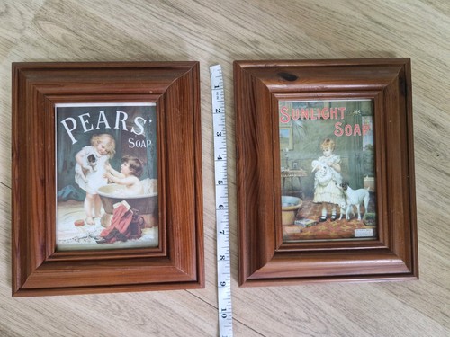 Vintage framed pears - pears, &