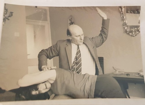 Vintage spanking interest - cp,