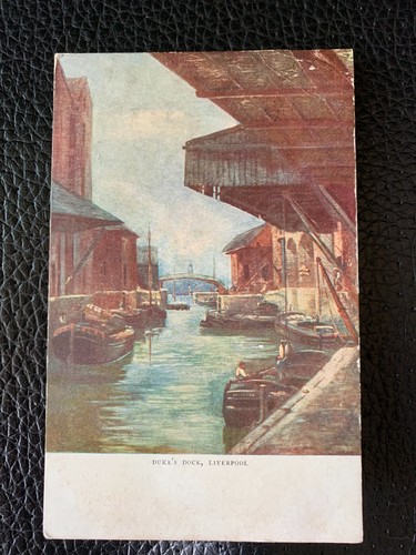 Postcard dukes dock liverpool - dock,