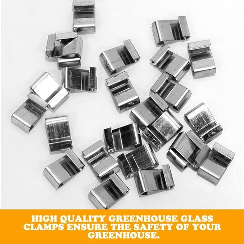 50pcs greenhouse glass clips - 50pcs,