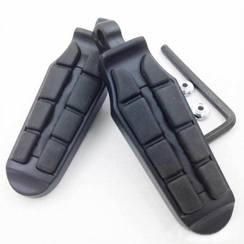 Black retro foot pegs pedal - pegs,