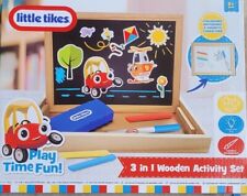 Little Tikes Play Time Fun 3 In One Activity Set Wooder Box  Great Creative Play