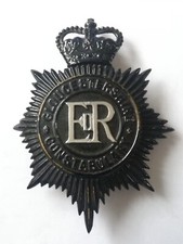 Old Obsolete Gloucestershire Constabulary Helmet Badge.