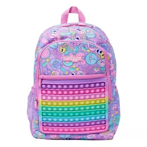 Girls cartoon smiggle backpack - girls,