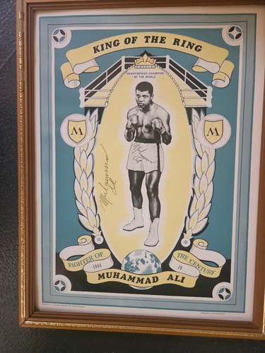 Signed muhammad ali - ali, in