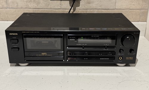 Aiwa model ad f410 cassette - -,