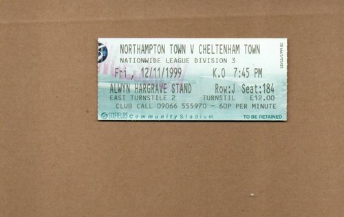 Used ticket northampton - ticket, town