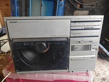 vintage sharp play disk stereo system vz-3500