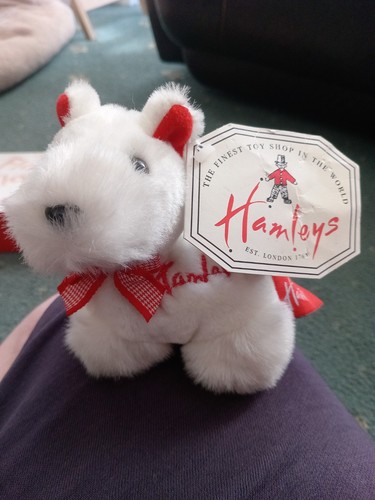 Hamleys small westie dog plush - hamleys,