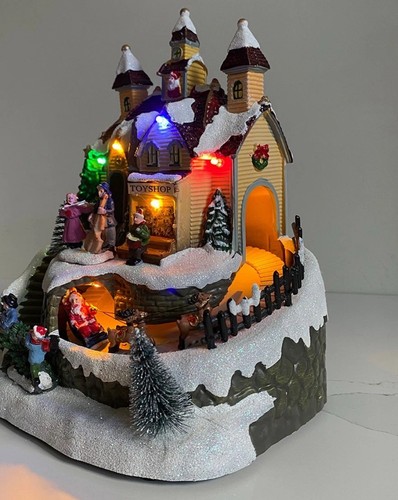 Christmas village scene toy - village,