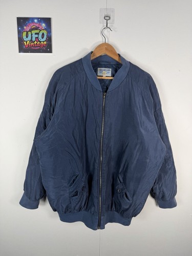 Vintage silk oversized bomber - oversized,