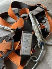 Scaffolding Harness Karabiners Lanyard Delta Plus Fall Arrest Restraint 1.5m