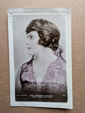 OLD POSTCARD BEAGLES RP WOMAN GLAMOUR CINEMA STAR MADLAINE TRAVERSE DR 110