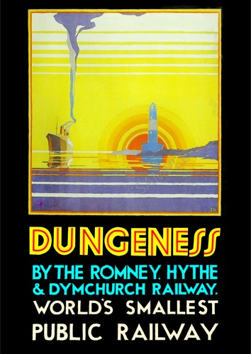 Vintage poster dungeness - vintage,
