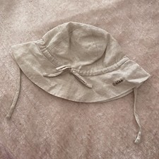 Chloe Baby Girl Silver Glitter Sun Hat Bonnet Cute Authentic Designer Size 44