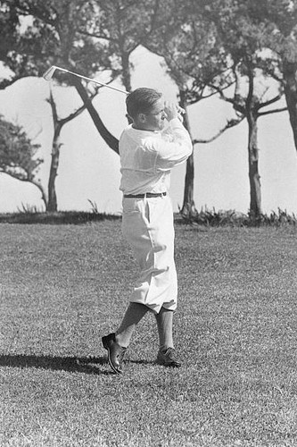 Golfer bobby jones standing - jones,