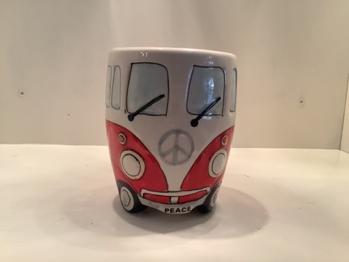 Red campervan mug style - vw,