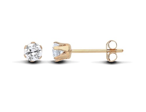 9ct gold 25ct simulated - 9ct, 0.25ct
