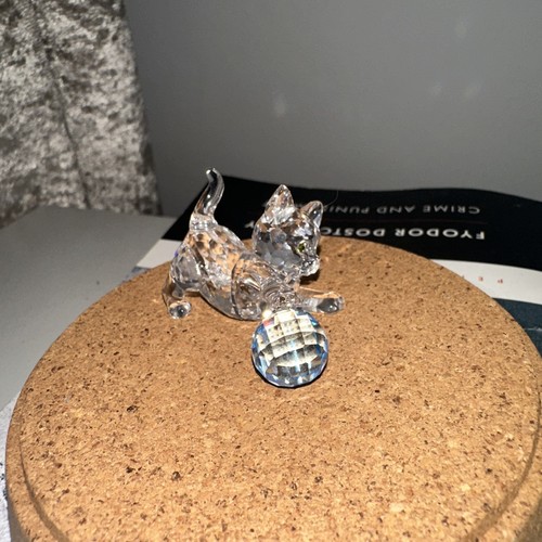 Swarovski crystal kitten - swarovski,