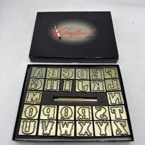 Craftool alphabet leather - alphabet,