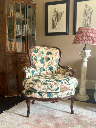French mahogany armchair - french,