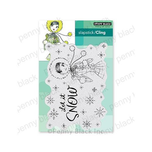 Penny black cling rubber - penny,